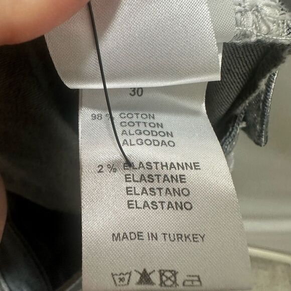 Faith Connection Silver Snakeskin Pattern Jeans Size 30 - Picture 9 of 9